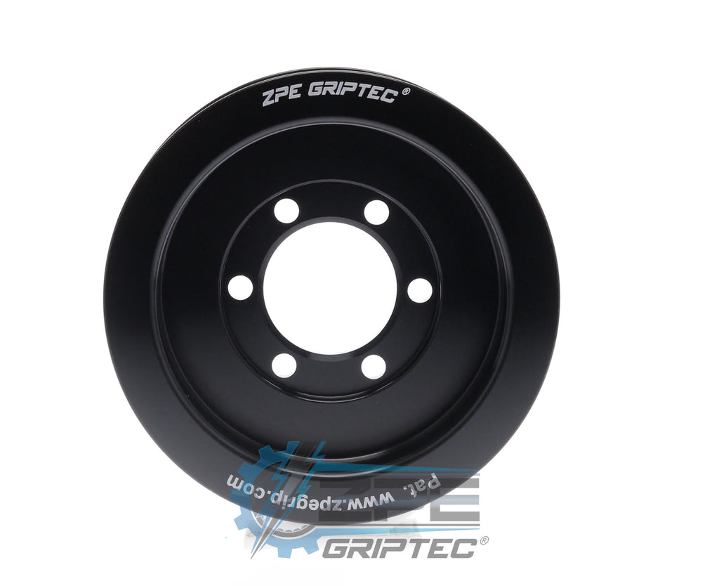 4.25" 6 Rib ZPE GripTec® 2pc ProCharger Standard L3 Black Pulley Only