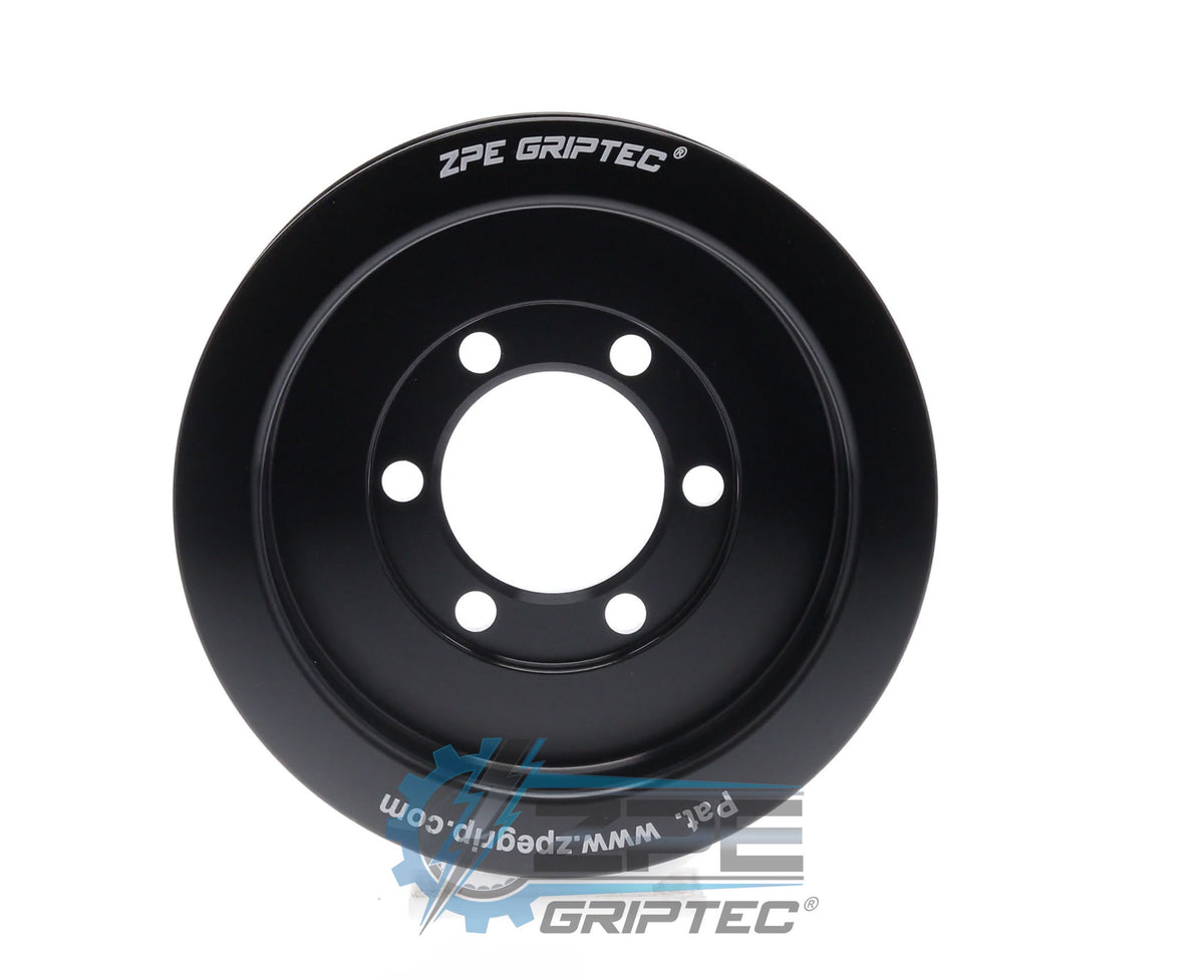 4.25" 6 Rib ZPE GripTec® 2pc ProCharger Standard L3 Black Pulley Only