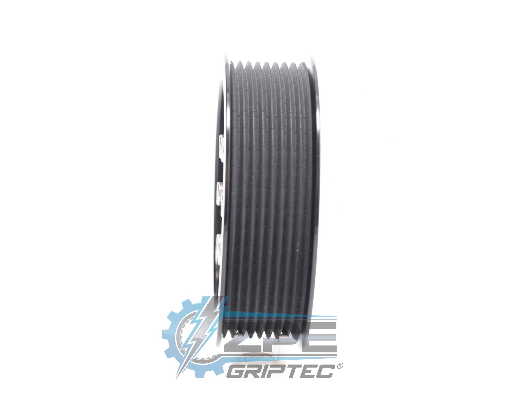 4.385" 8 Rib ZPE GripTec® 2pc ProCharger Standard L3 Black Pulley & Hub Kit Secondary image