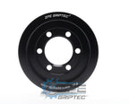 3.50" 2pc 6 Rib ZPE GripTec® 2pc ProCharger Single Shoulder L3 Black Pulley Only