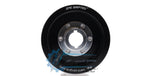 4.00" 2pc 8 Rib ZPE GripTec® 2pc ProCharger Single Shoulder L3 Black Pulley & Hub Kit