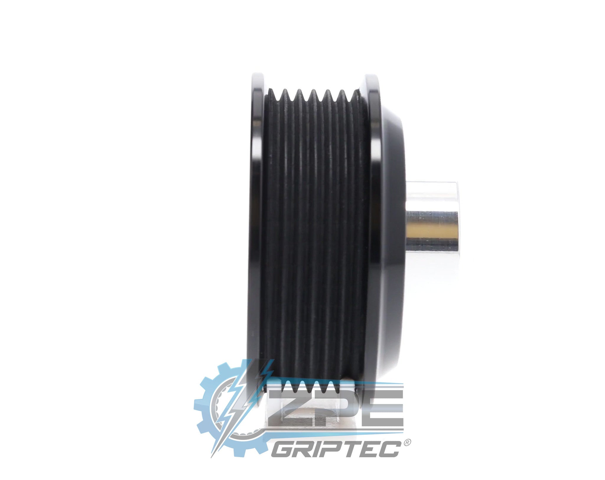 3.00" 6 Rib ZPE GripTec® 2pc ProCharger Offset L3 Black Pulley & Hub Kit Secondary image