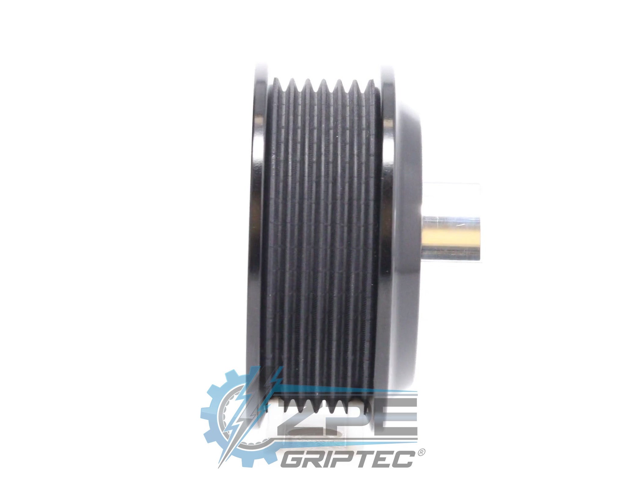 3.00" 8 Rib ZPE GripTec® 2pc ProCharger Offset L3 Black Pulley & Hub Kit Secondary image