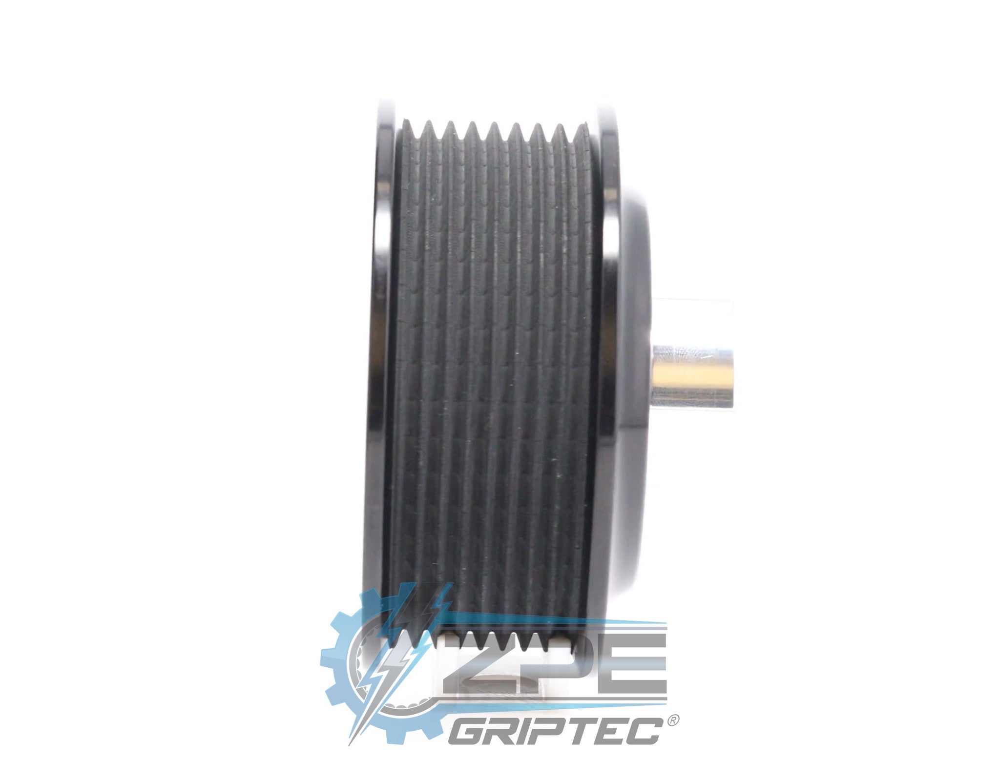 3.40" 8 Rib ZPE GripTec® 2pc ProCharger Offset L3 Black Pulley & Hub Kit Secondary image