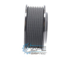 3.40" 8 Rib ZPE GripTec® 2pc ProCharger Offset L3 Black Pulley Only