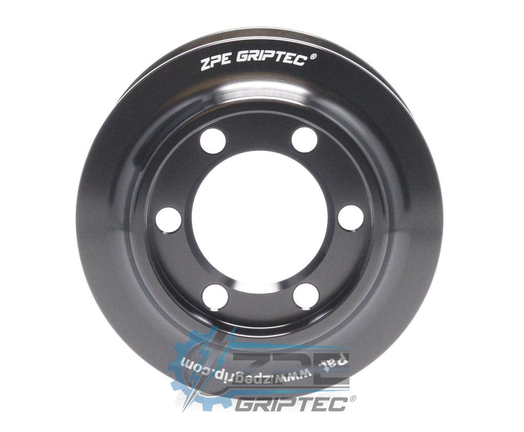 3.40" 8 Rib ZPE GripTec® 2pc ProCharger Offset L3 Black Pulley Only