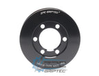 3.50" 6 Rib ZPE GripTec® 2pc ProCharger Offset L3 Black Pulley Only