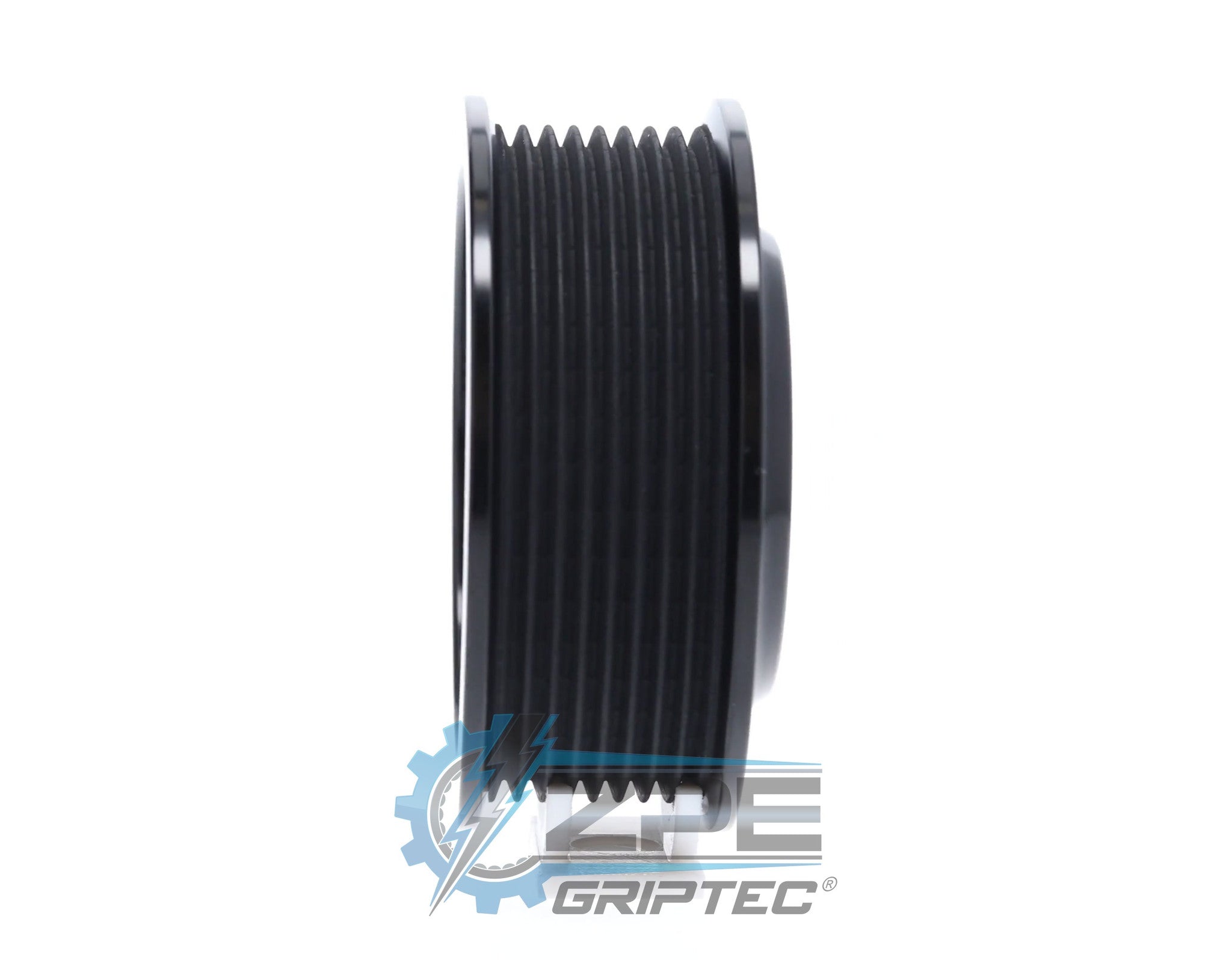 3.75" 8 Rib ZPE GripTec® 2pc ProCharger Offset L3 Black Pulley Only Secondary image