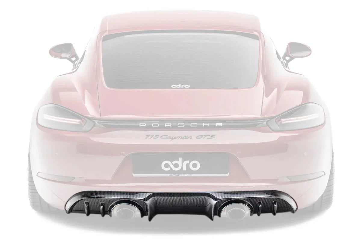 ADRO 718 Boxster / Cayman / GT4 / Spyder (982) Carbon Rear Diffuser
