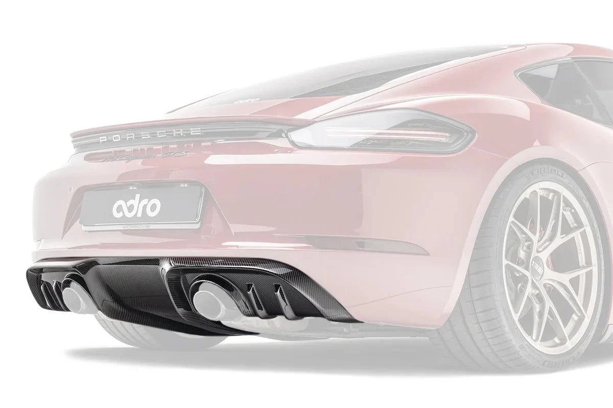 ADRO 718 Boxster / Cayman / GT4 / Spyder (982) Carbon Rear Diffuser