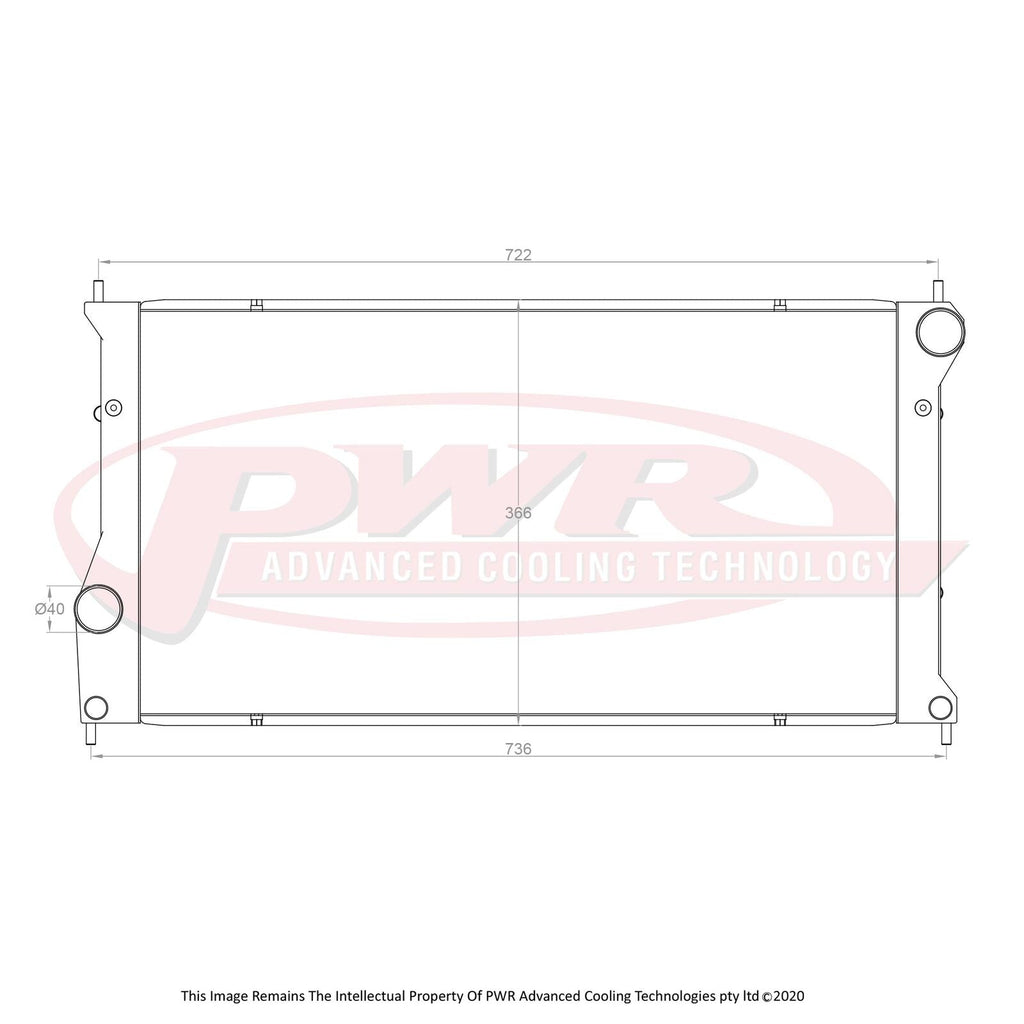 2012-2020 Subaru BRZ / Toyota GT86 / Scion FRS Radiator