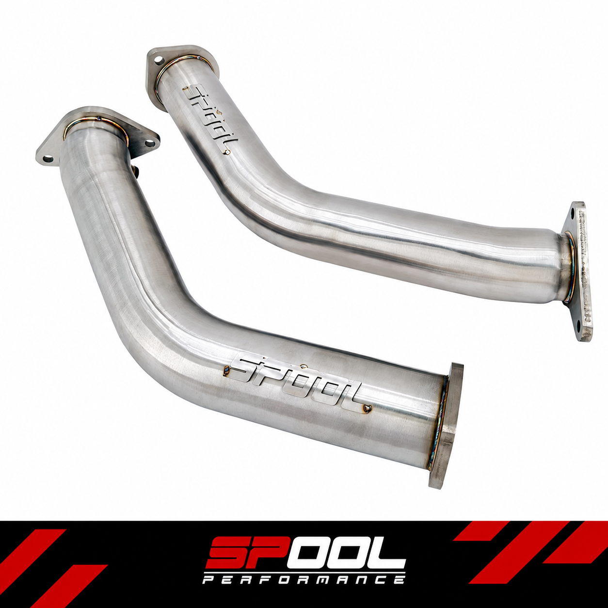 Spool 3 Inch VR30DDTT Lower Downpipes Upgrade [Race Downpipes] | Infiniti Q50 Q60 RZ34 [VR30] Secondary image