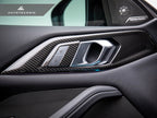 Autotecknic G8X M3 / M4 Dry Carbon Interior Door Handle Trim Set