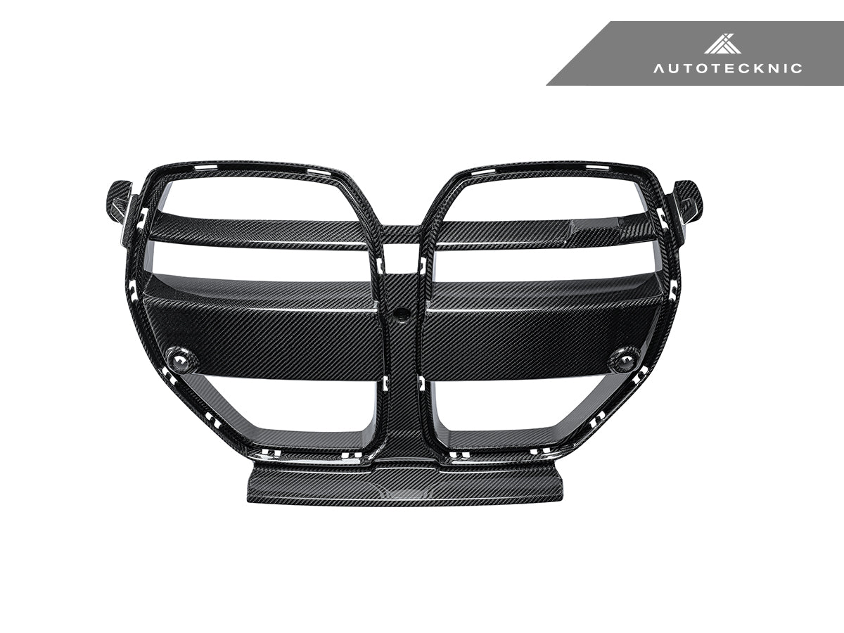 AutoTecknic G8X M3 / M4 Dry Carbon Motorsport V2 Front Grille Secondary image