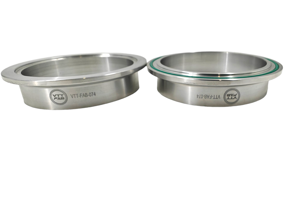 VTT-FAB Aluminum V-Band Flanges / Complete Assemblies