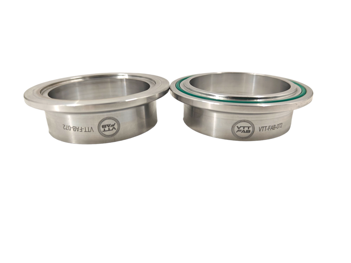 VTT-FAB Aluminum V-Band Flanges / Complete Assemblies