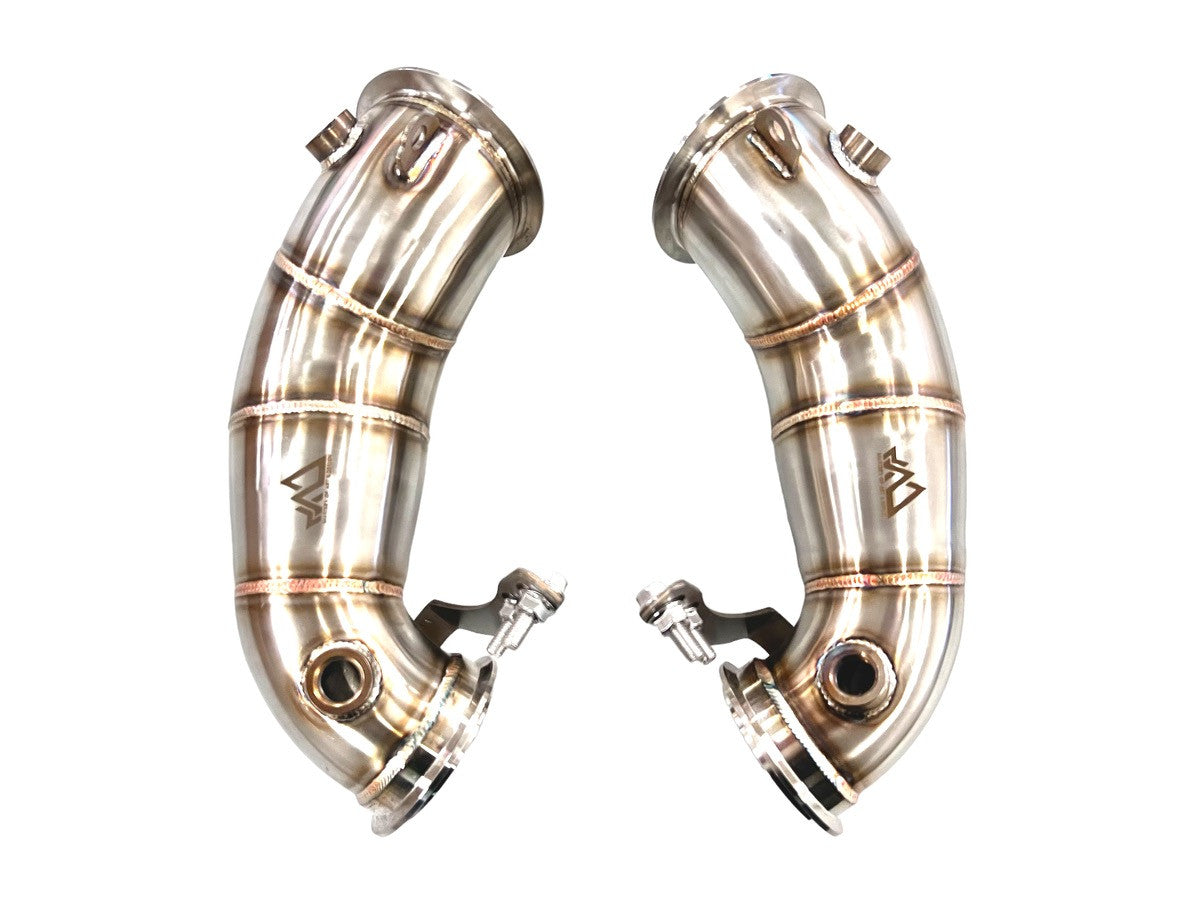 MAD BMW F90 M5 F92 M8 FATBOY Primary Downpipes S63R Main image