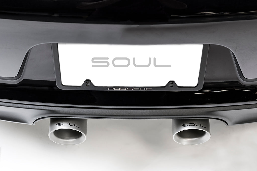 Porsche 991.2 Carrera (with PSE) SOUL Bolt On Exhaust Tips