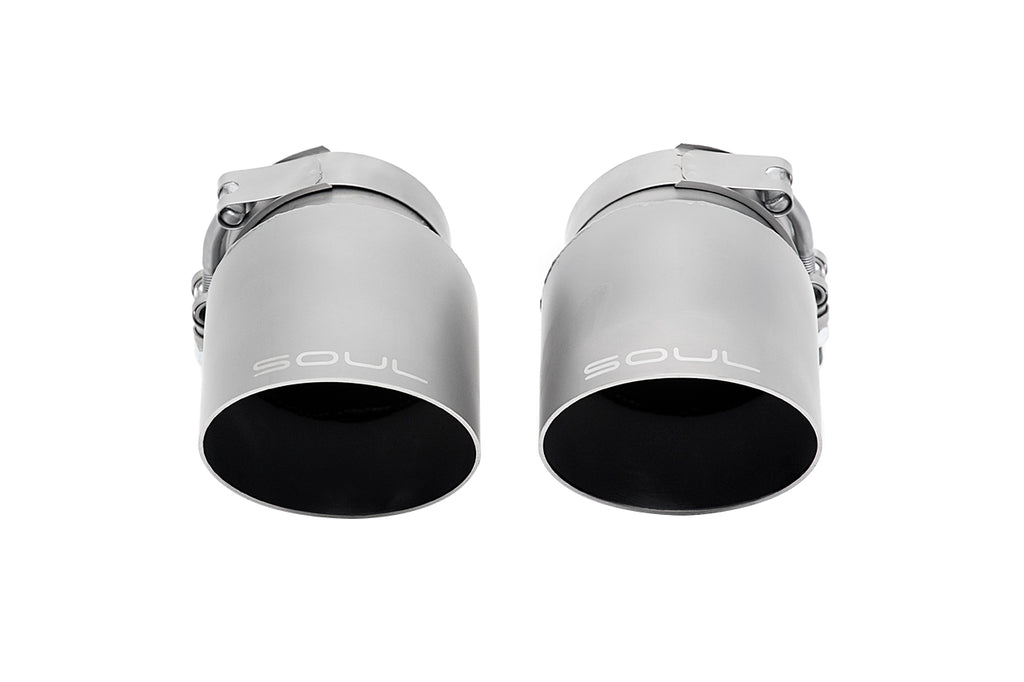 Porsche 991.2 Carrera (with PSE) SOUL Bolt On Exhaust Tips