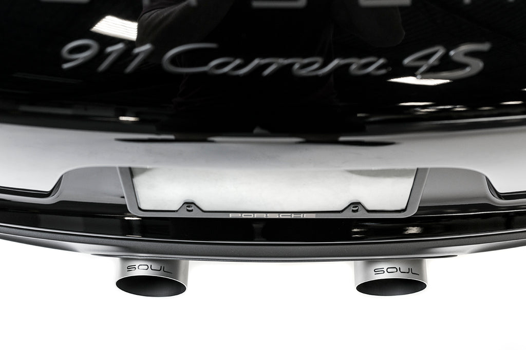 Porsche 991.2 Carrera (with PSE) SOUL Bolt On Exhaust Tips