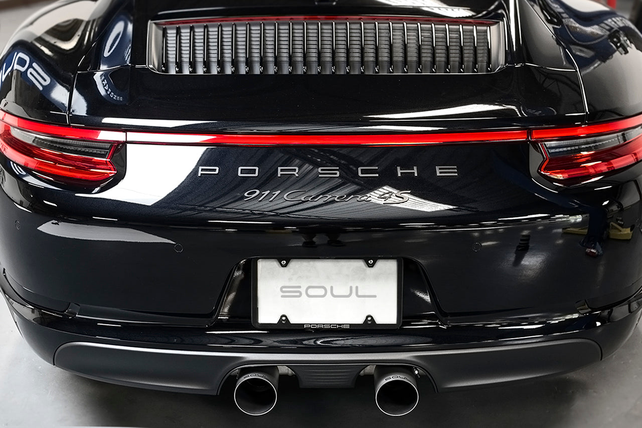 Porsche 991.2 Carrera (with PSE) SOUL Bolt On Exhaust Tips Secondary image