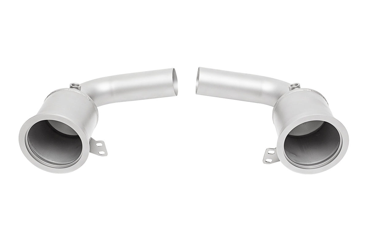 Porsche 992 Turbo Cat Bypass Pipes Main image
