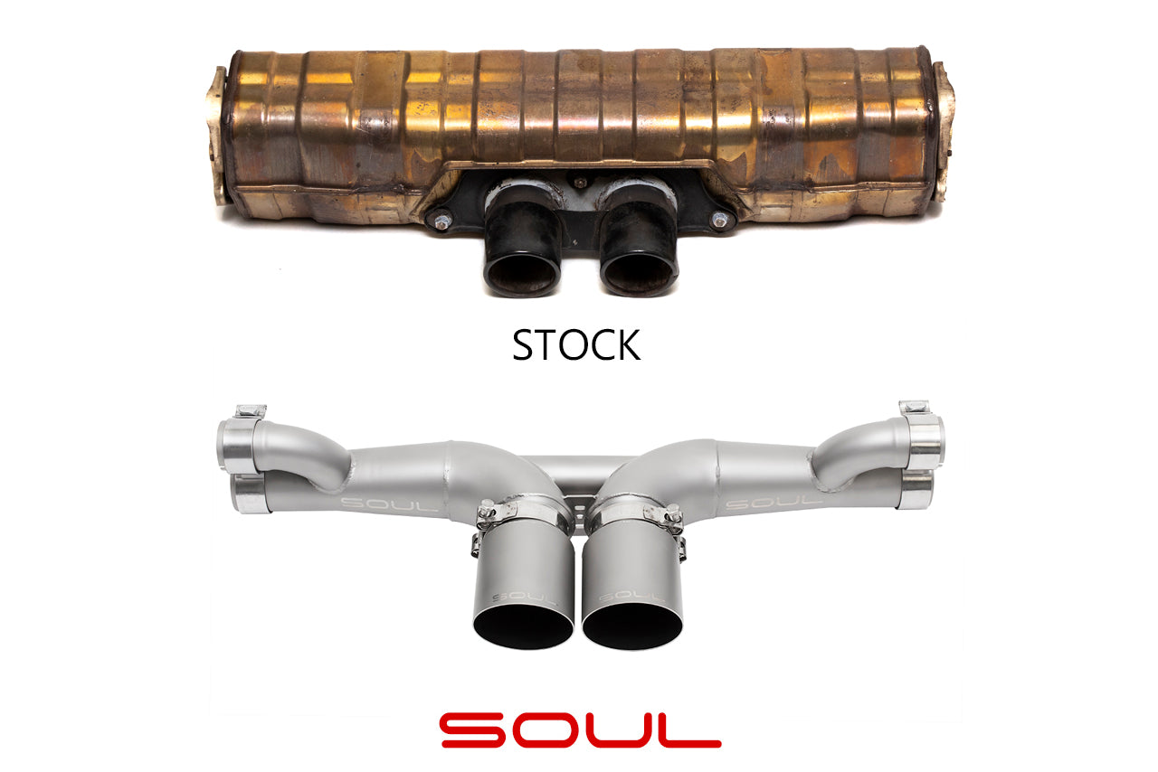 Porsche 991 GT3 / GT3 RS / 911R SOUL Center Muffler Bypass Exhaust Secondary image