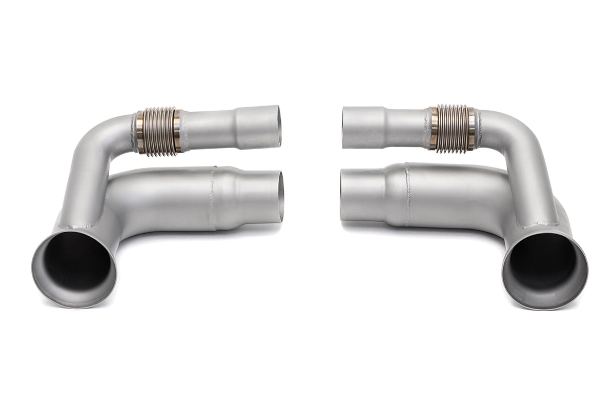 Porsche 997 GT3 Side Muffler Bypass Pipes Main image