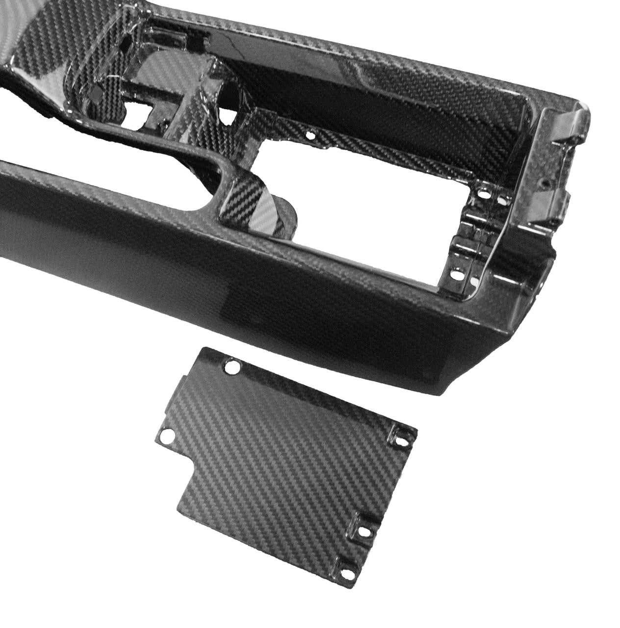 Carbon Fiber Center Console Assembly - Porsche Boxster Cayman 987 Secondary image