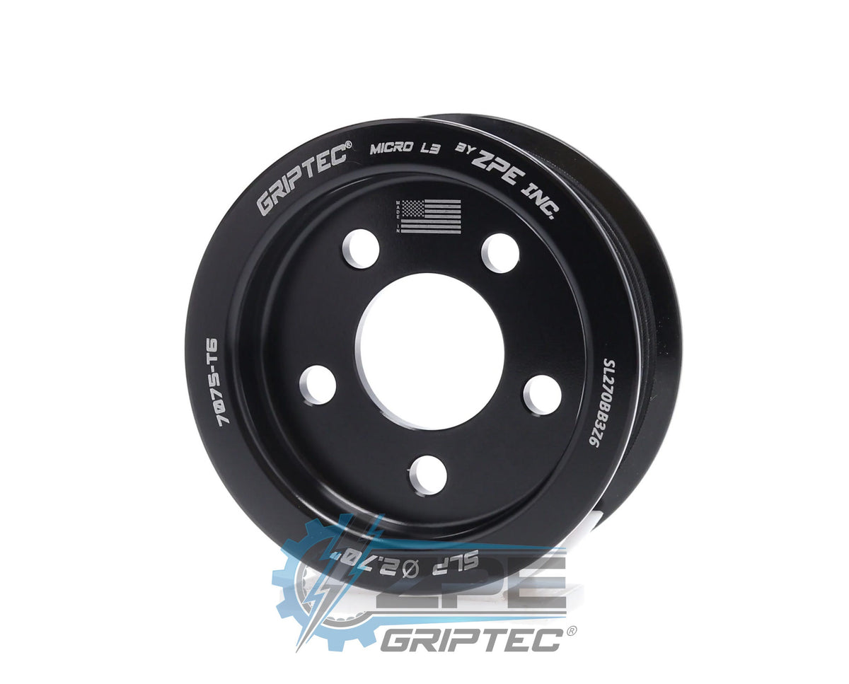 ZPE GripTec® SLP TVS 6 Rib Supercharger Pulley