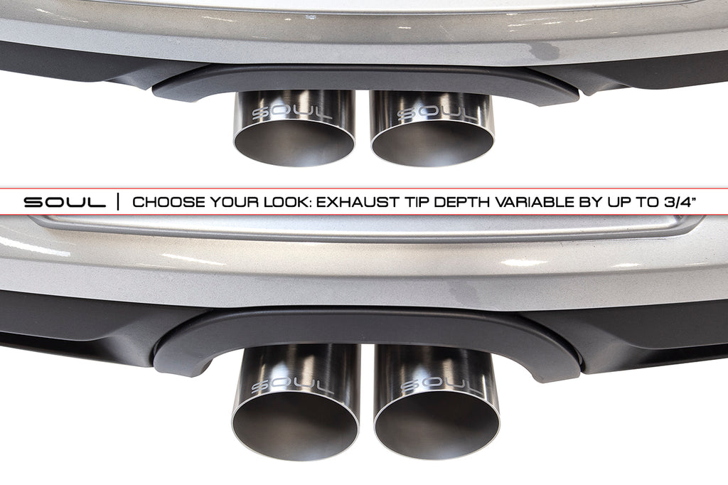 Porsche 987.2 / 981 Boxster / Cayman SOUL Bolt-On X-Pipe With Tips