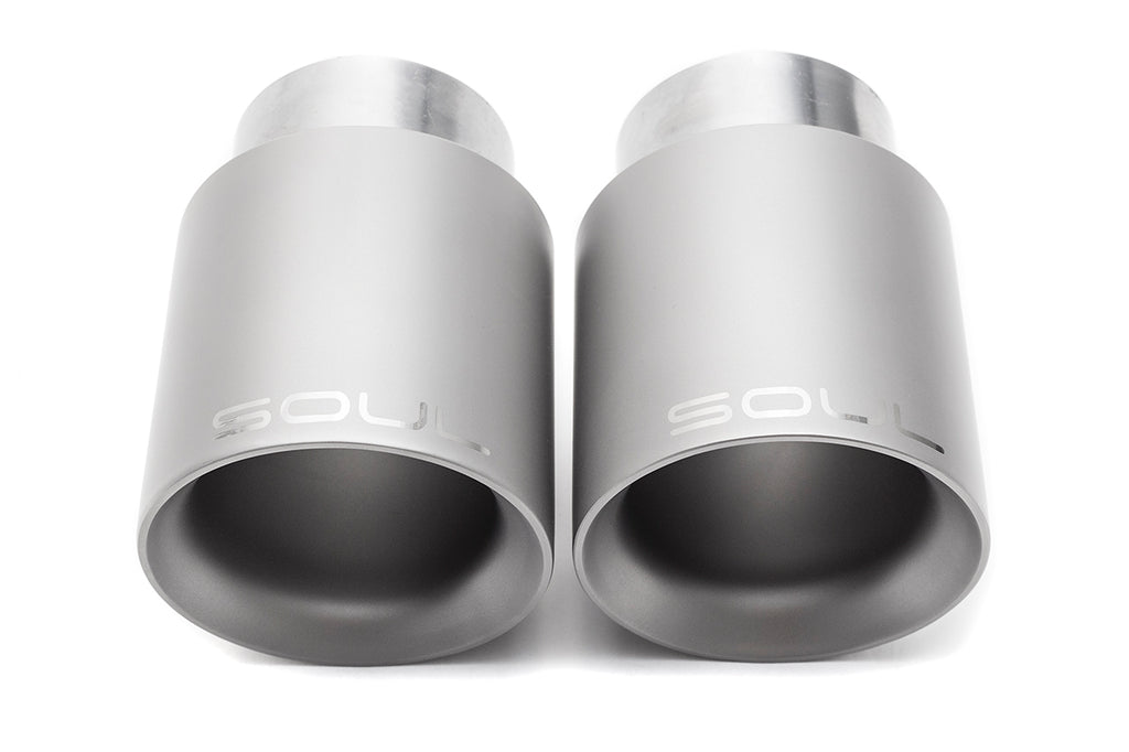 Porsche 991.2 Carrera (with PSE) SOUL Bolt On Exhaust Tips