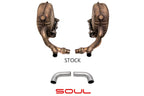 Porsche 997.1 Carrera Muffler Bypass Pipes