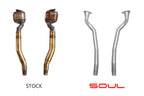 Ferrari FF / GTC4Lusso V12 SOUL Competition Downpipes