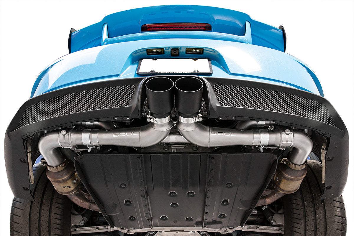 Porsche 991 GT3 / GT3 RS / 911R SOUL Valved Side Muffler Bypass Pipes