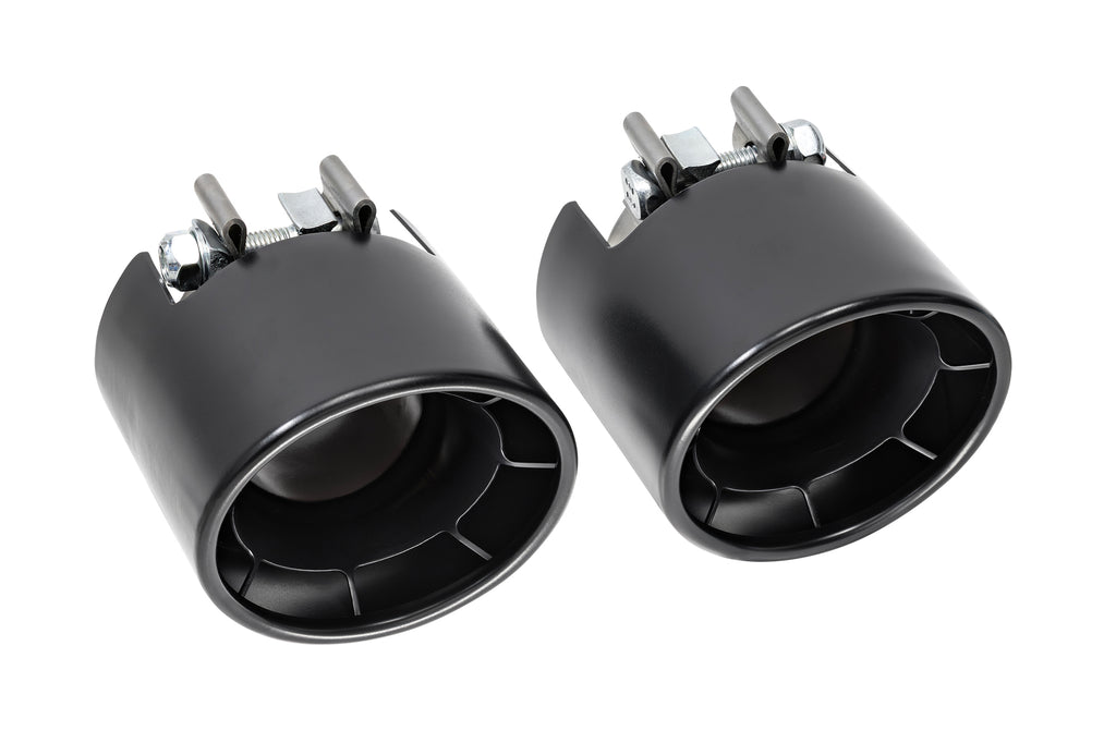 Porsche 718 GT4 / Spyder / GTS 4.0L SOUL Weissach-Style Bolt-On Exhaust Tips
