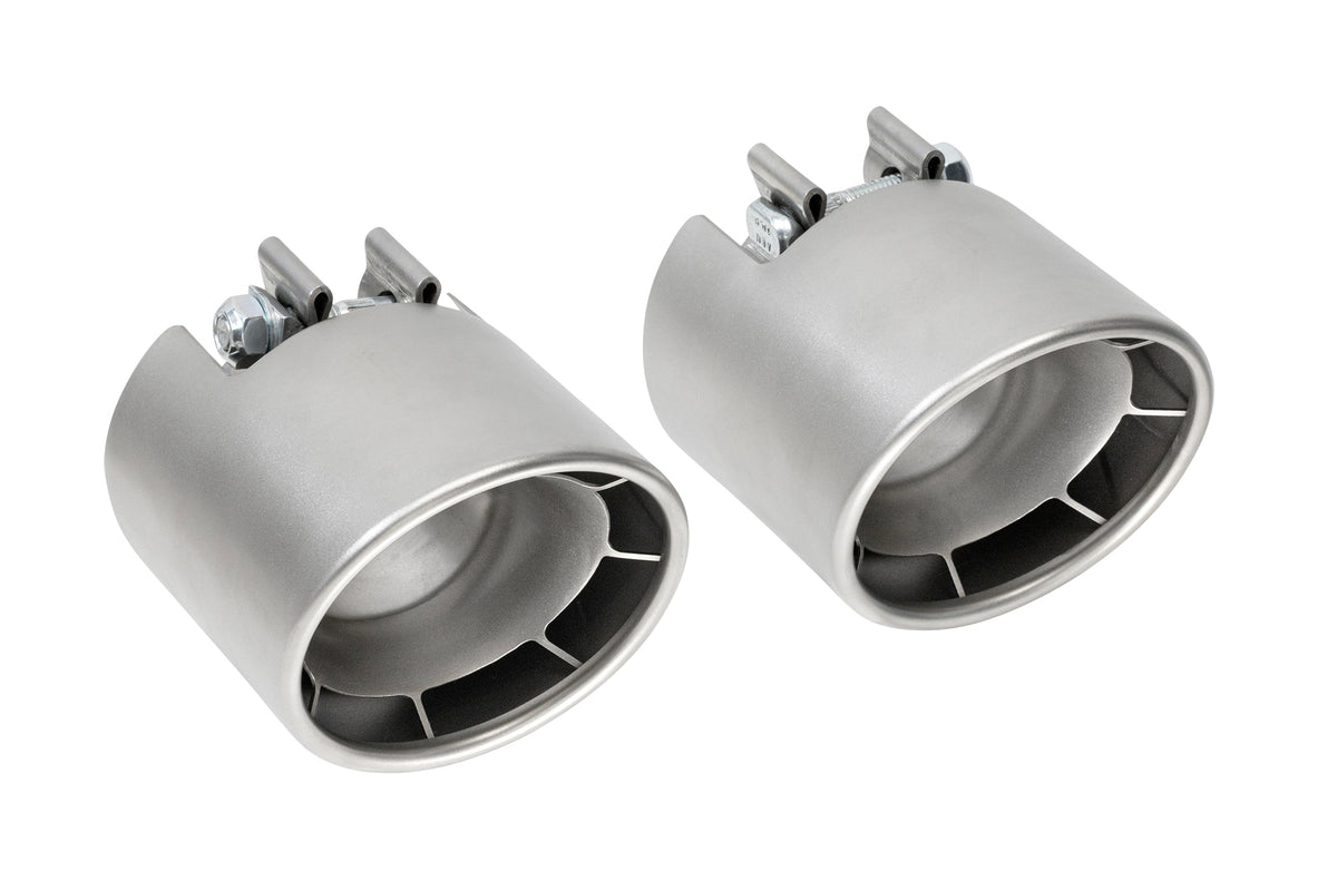Porsche 718 GT4 RS / Spyder RS SOUL Weissach-Style Bolt-On Exhaust Tips