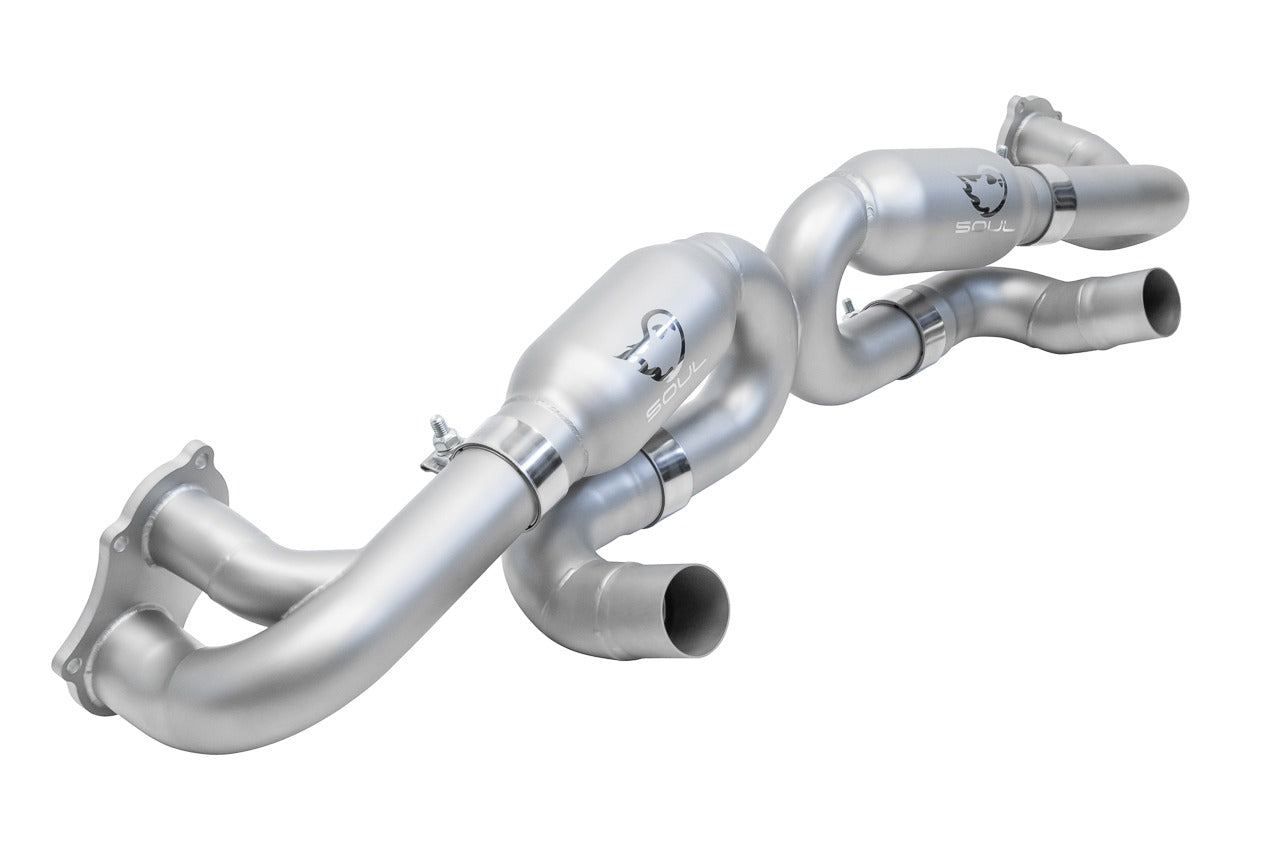 Porsche 718 GT4 / Spyder / GTS 4.0L SOUL Race X-Pipe Exhaust Secondary image
