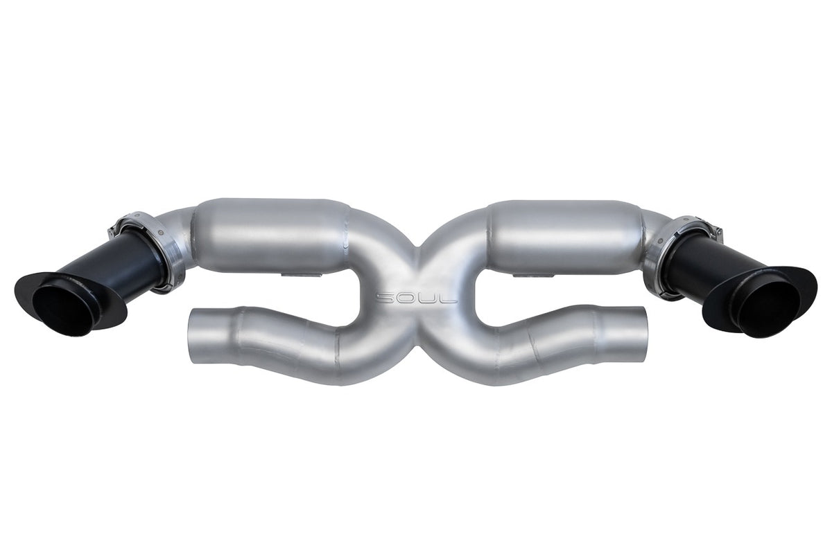 Porsche 992 Turbo SOUL X-Pipe Exhaust System