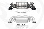 Porsche 992.2 Carrera (Base / T / S) SOUL Valved Exhaust System
