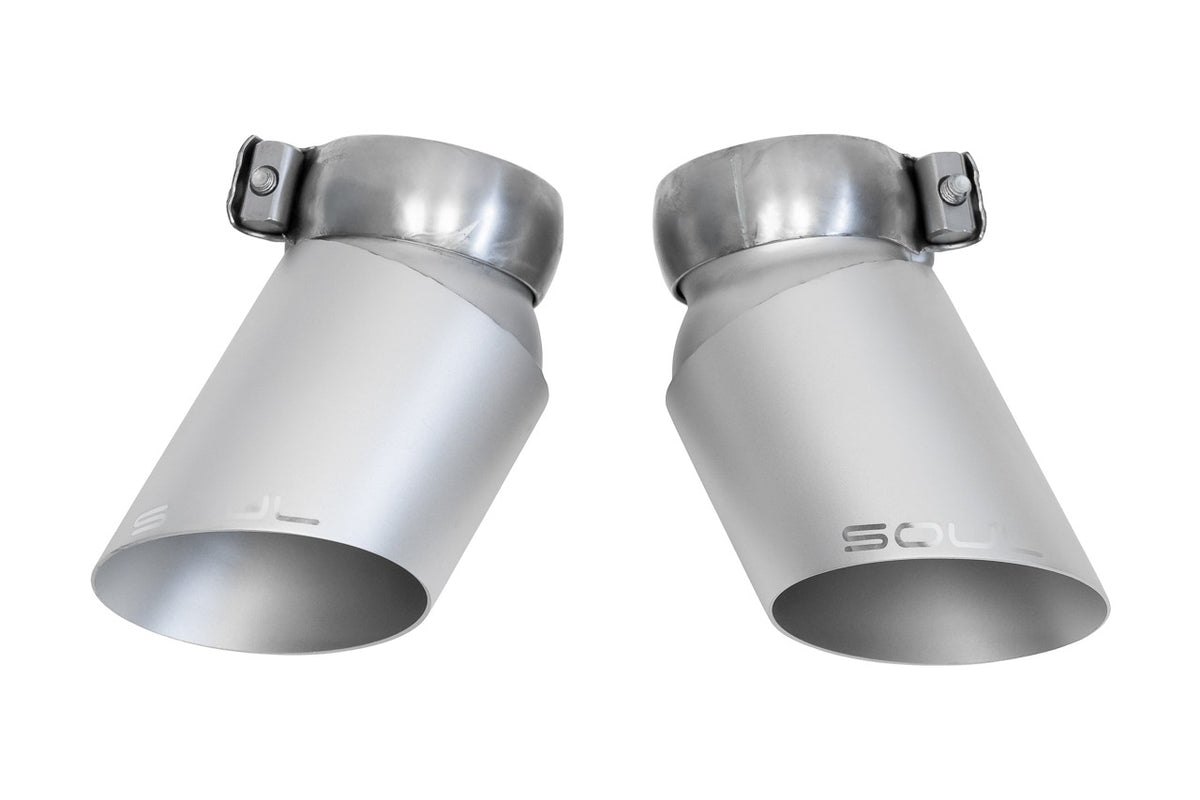Porsche 997.2 Turbo GT2 SOUL Style Bolt On Exhaust Tips Main image