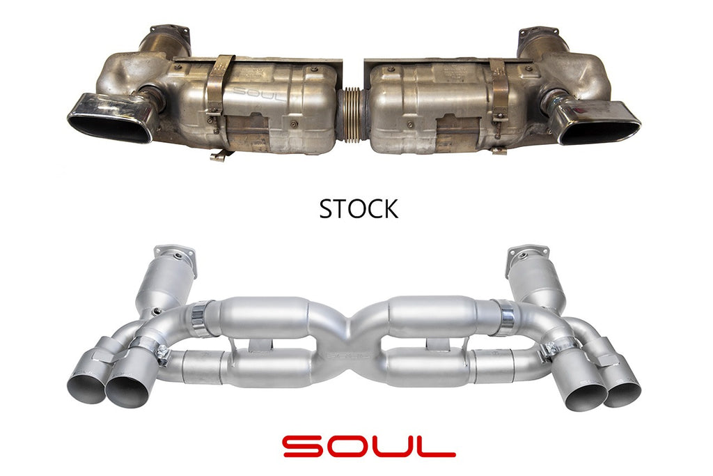 Porsche 997.1 Turbo Sport X-Pipe Exhaust System