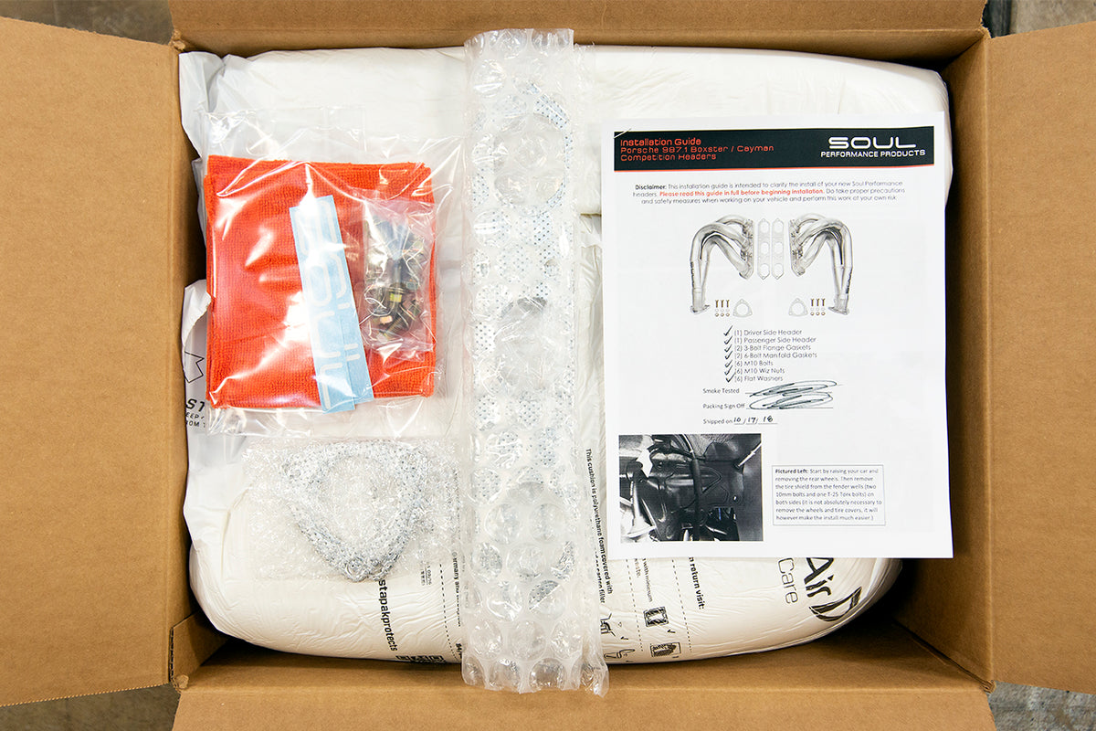 Porsche 987.1 Boxster / Cayman SOUL Competition Headers