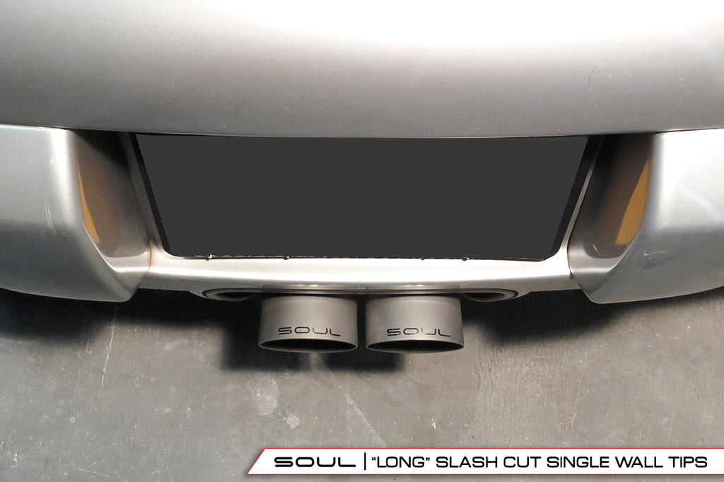 Porsche 987.1 Boxster / Cayman SOUL Bolt-On X-Pipe With Tips
