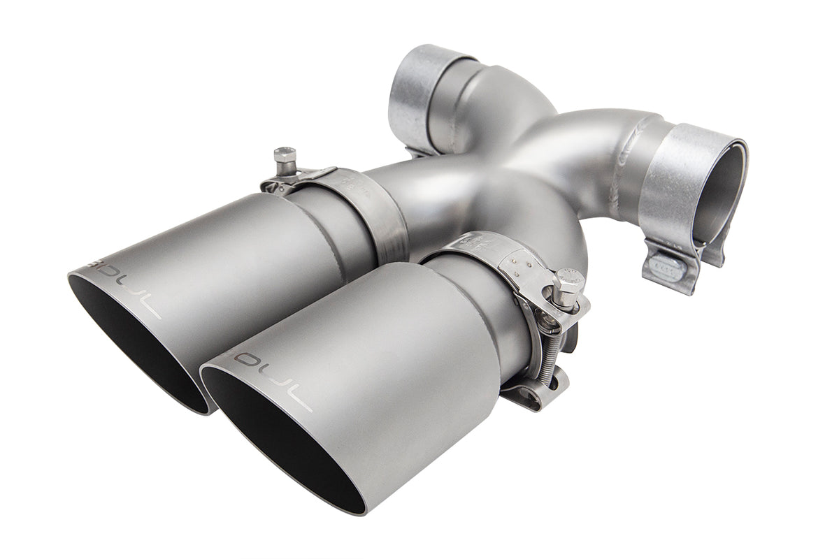 Porsche 987.2 / 981 Boxster / Cayman SOUL Bolt-On X-Pipe With Tips