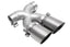 Porsche 987.2 / 981 Boxster / Cayman SOUL Bolt-On X-Pipe With Tips