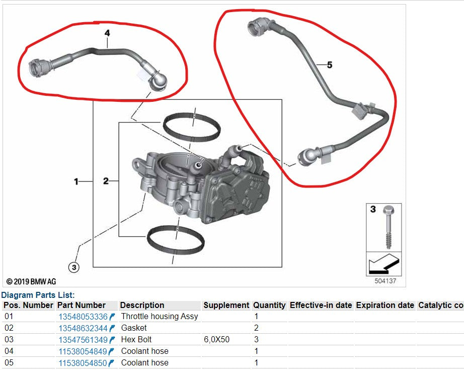 VTT Plug and Play Billet S58 Throttle Body Coolant Delete Kit