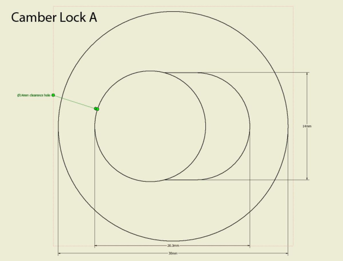 Professional Awesome Strut Camber Locks