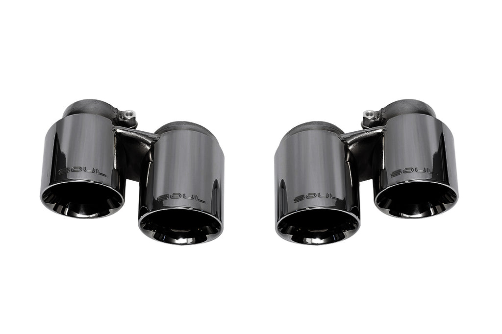 Porsche 991.1 Base with PSE / S / GTS Carrera SOUL Bolt On Exhaust Tips
