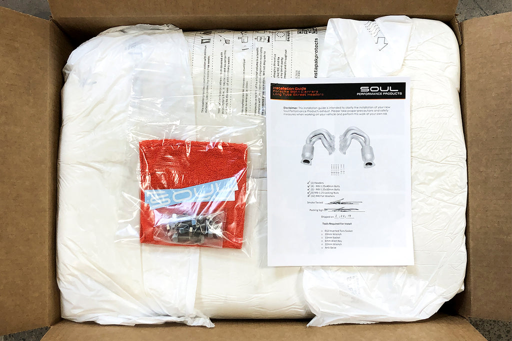 Porsche 991.1 Carrera SOUL Long Tube Street Headers